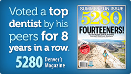 5280 Magazine best dentist cover photo Boulder County Smiles